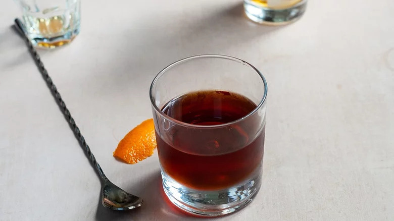 Classic Manhattan cocktail