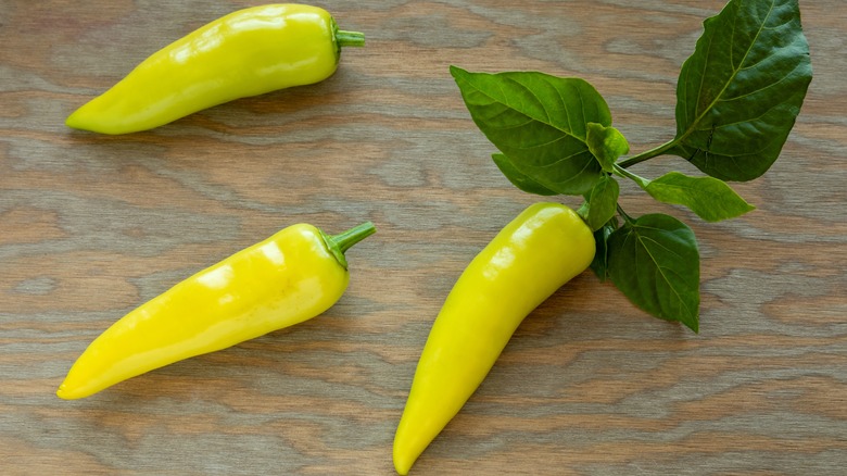 Hungarian wax peppers