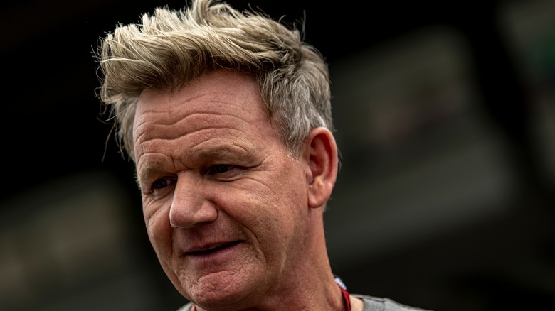 Gordon Ramsay's face