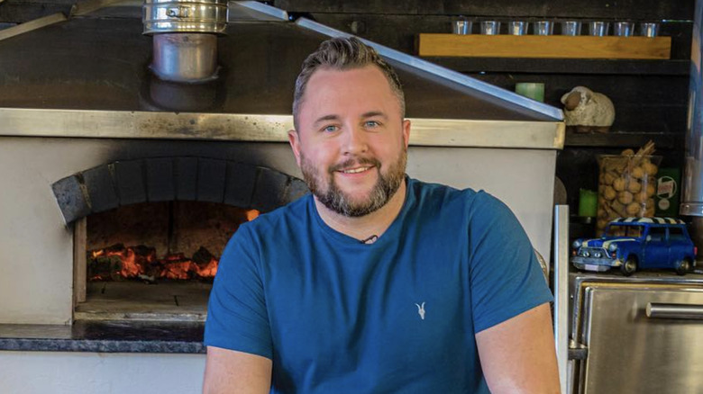 Paul Foster in a kitchen