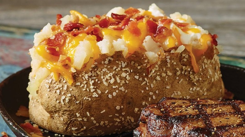 Logan's Roadhouse loaded baked potato