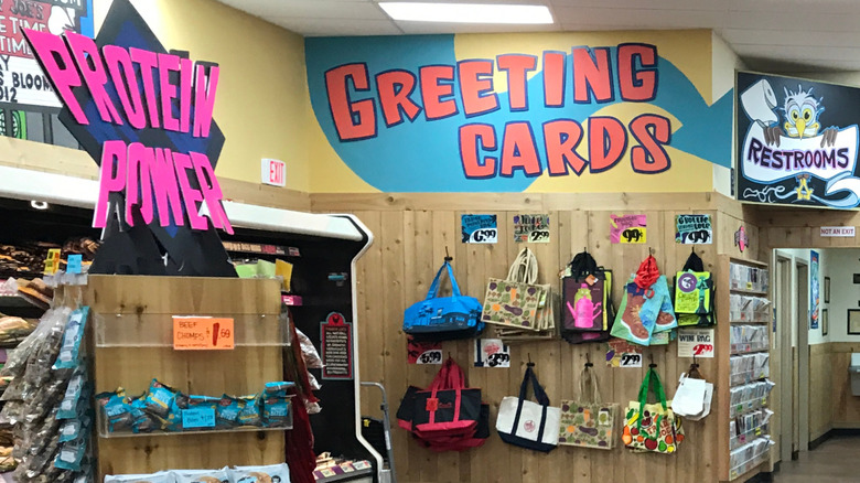 The greeting cards section at Trader Joe's