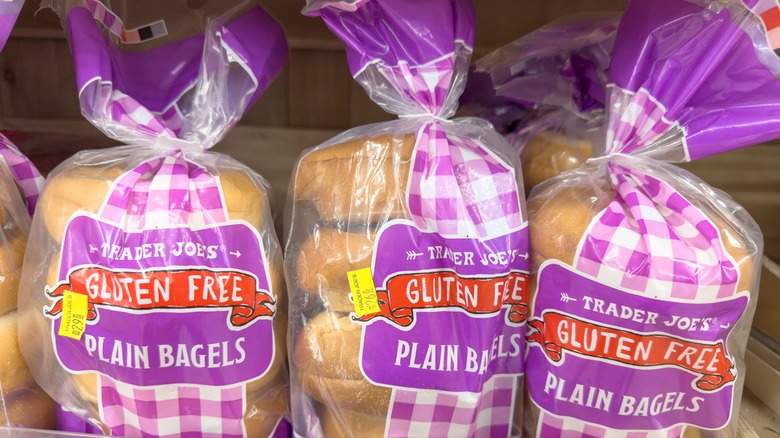 Gluten free bags on the shelf at Trader Joe's