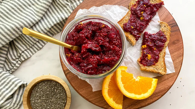 Cranberry Chia Jam