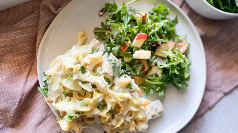 Chicken Florentine with spinach