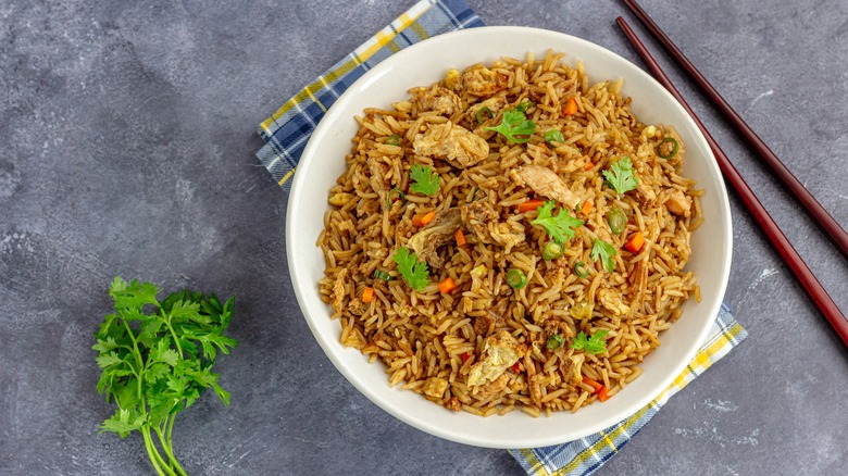 chicken fried rice bowl