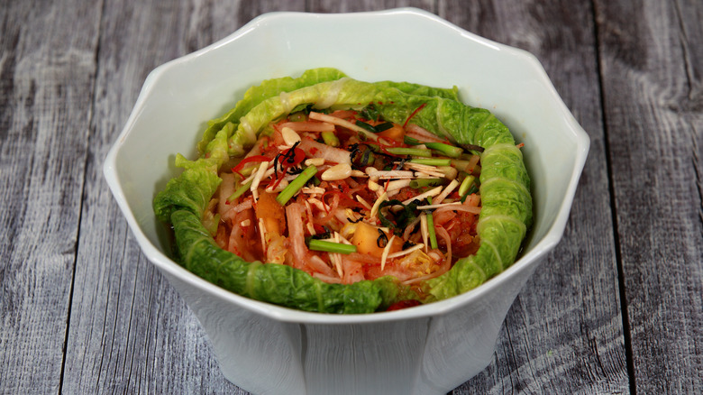 A bowl of bossam kimchi