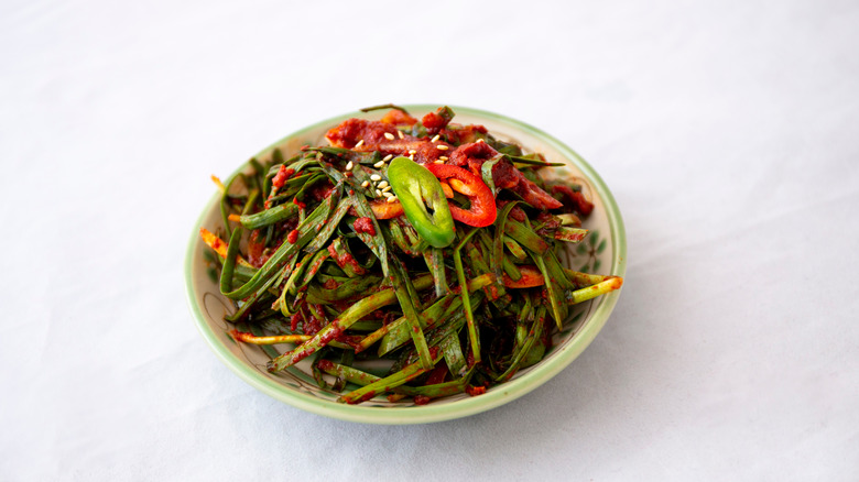 A bowl of buchu kimchi