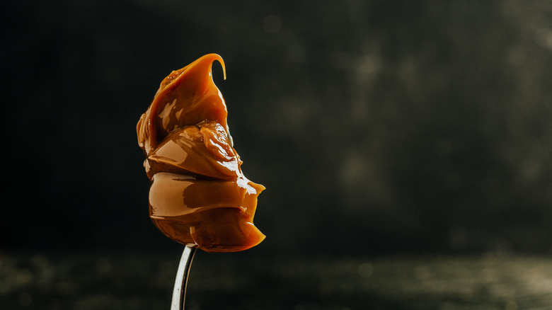 Spoonful of dulce de leche