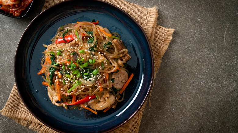 bowl of japchae