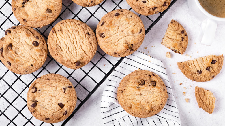 batch of homemade cookies