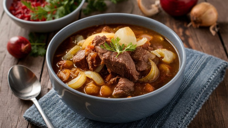 bowl of beef stew 