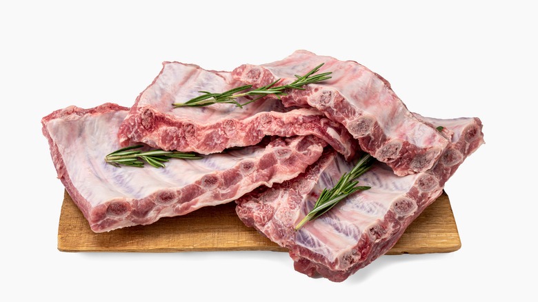 Pork spare ribs