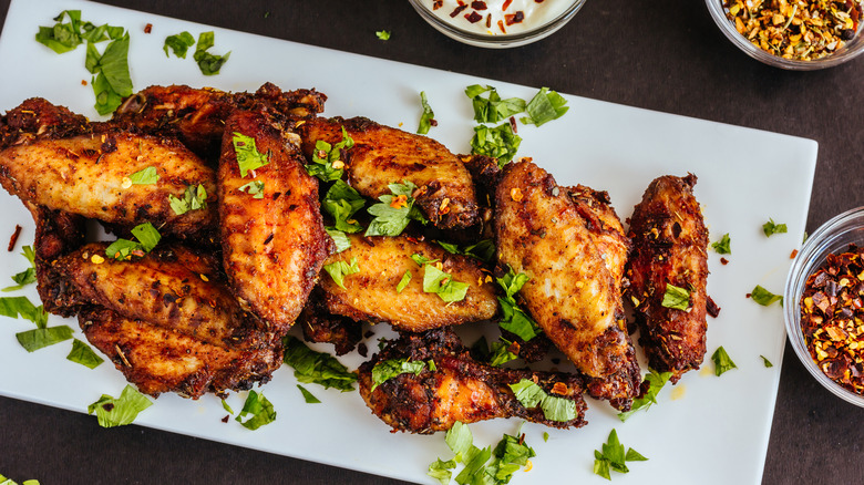 Spicy Asian chicken wings 