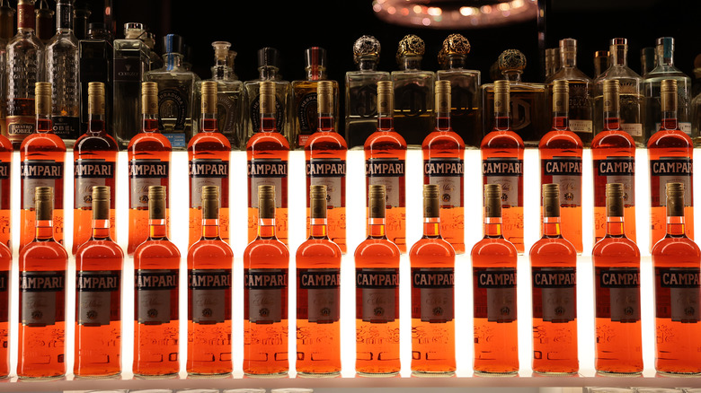 bottles of Campari