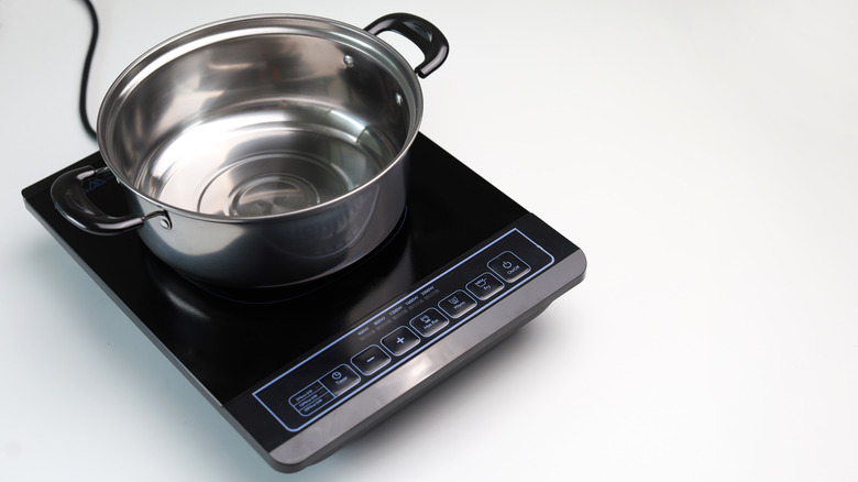 Portable induction burner