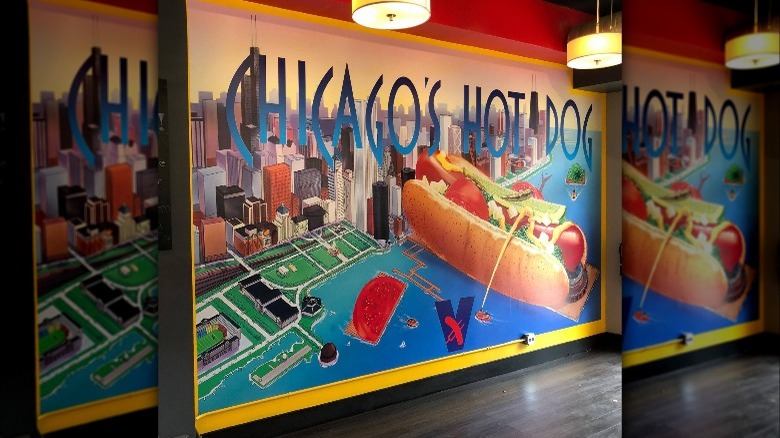 Vienna Beef hot dog banner