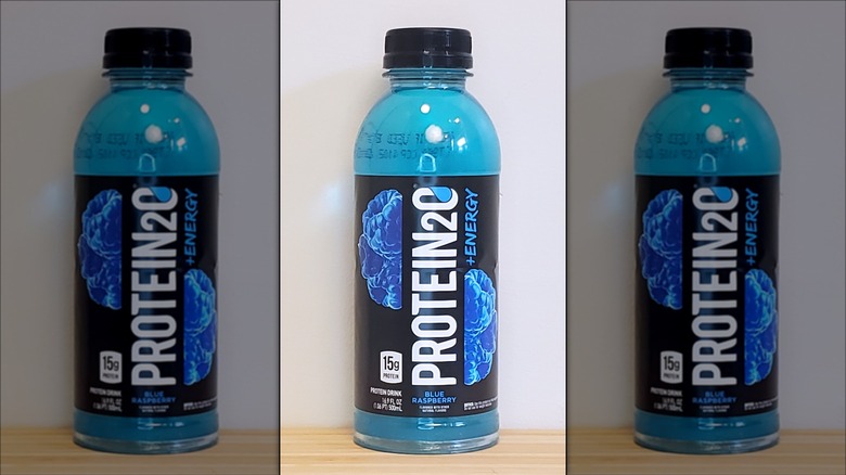 Protein20 blue raspberry bottled water