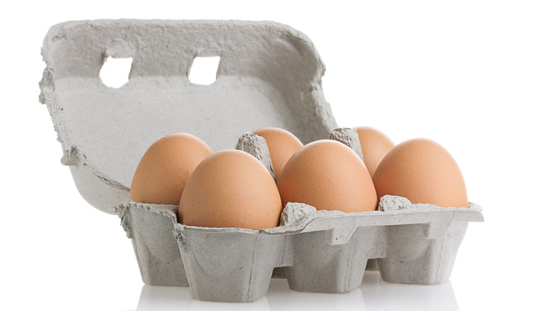 Crate of eggs