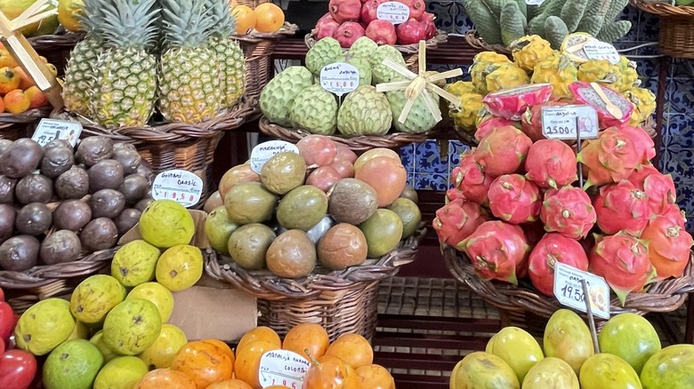 Tropical fruit in Madeira