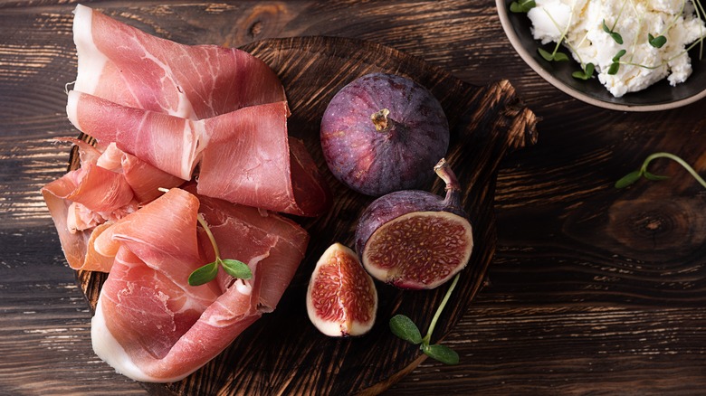 Prosciutto and figs