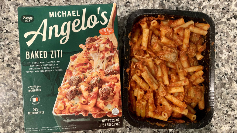 Michael Angelo's Baked Ziti Meatballs