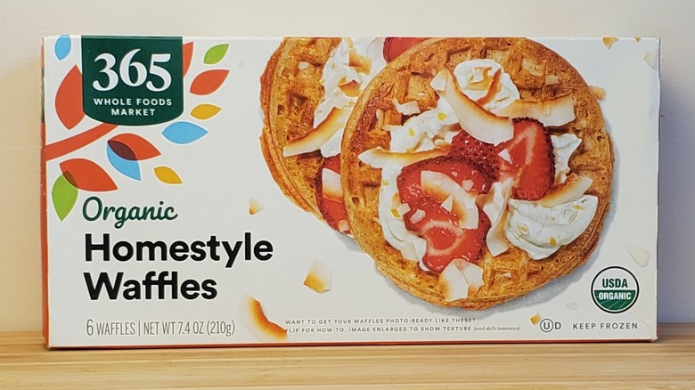 365 Whole Foods frozen waffles