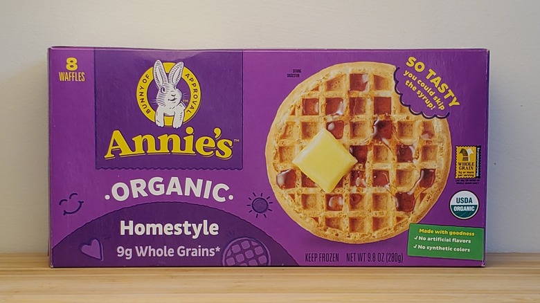 Annie's Organic waffle box