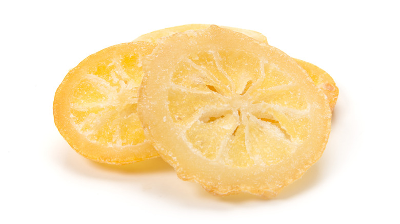 Candied lemon slices