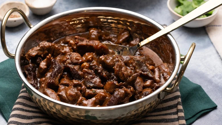 Garlic-ginger beef stew bowl