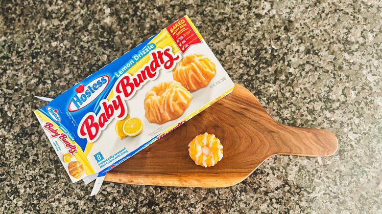 Hostess Lemon Baby Bundt Cakes