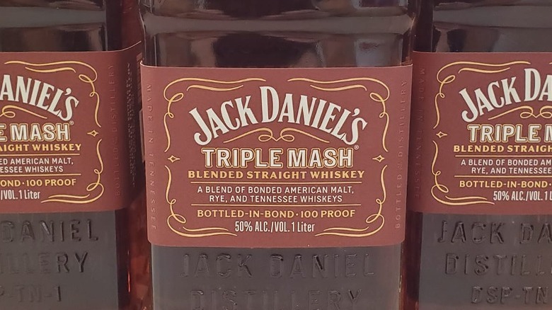 Jack Daniel's Triple Mash bottles