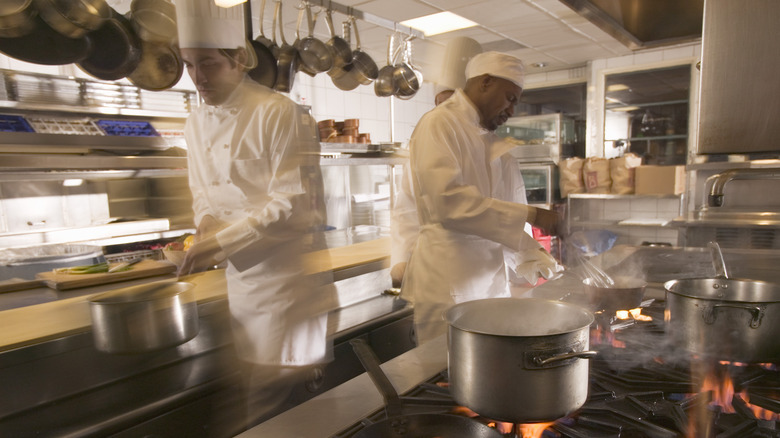 Restaurant kitchen