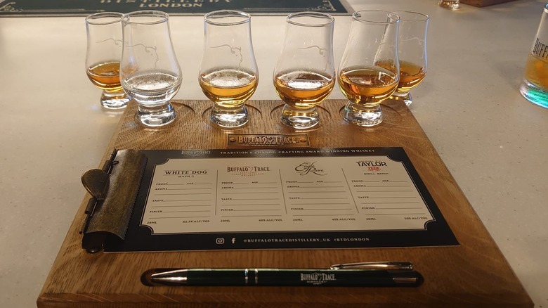 Whiskey tasting notes