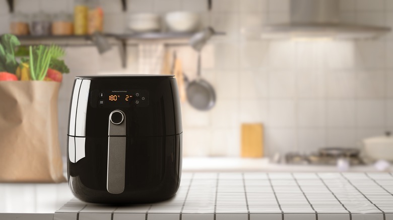 Air fryer on a counter