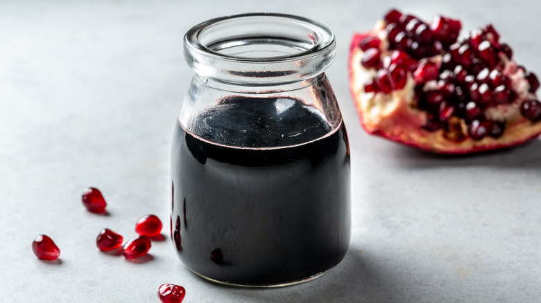 jar of pomegranate molasses