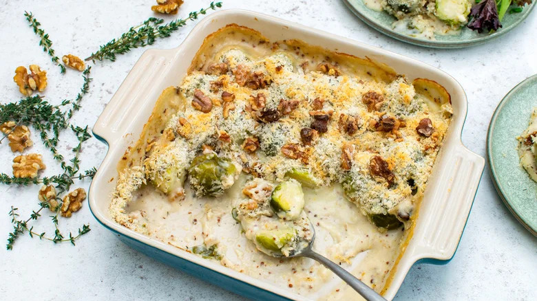 Brussels sprouts gratin