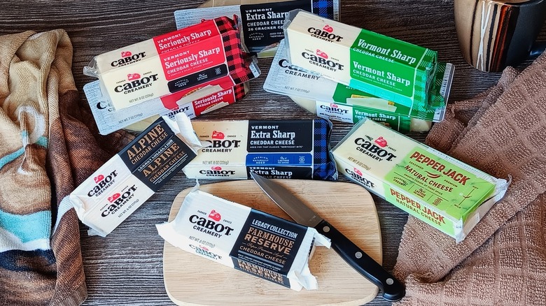 Cabot Creamery cheese varieties