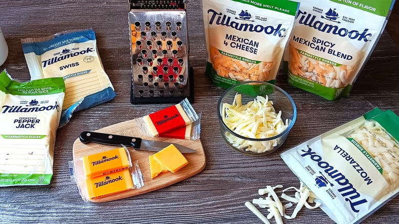 Tillamook cheese selection