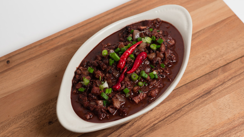 Bowl of dinuguan