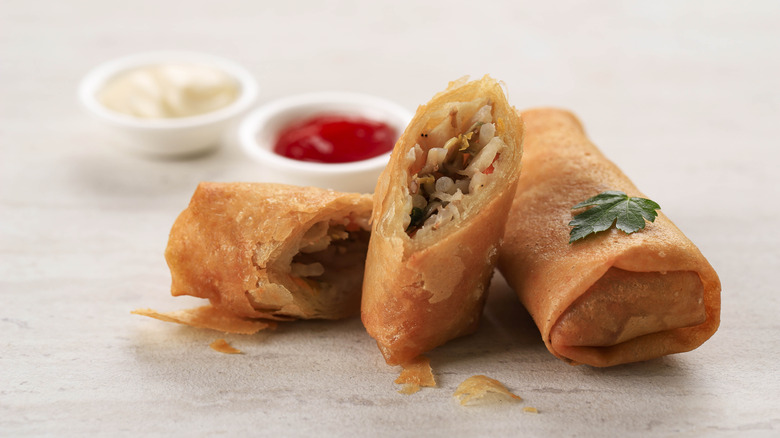 lumpia Filipino spring rolls