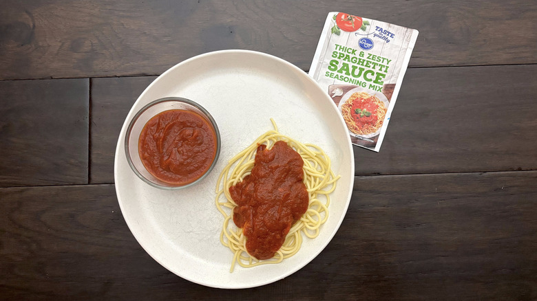 Kroger Thick and Zesty Spaghetti Sauce Mix