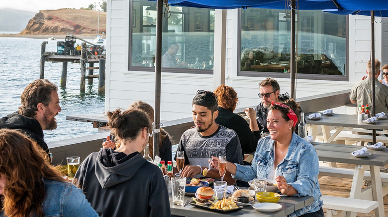 Tony's Seafood Restaurant outdoor dining