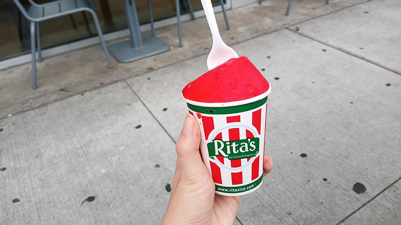 Rita's Swedish Fish ice