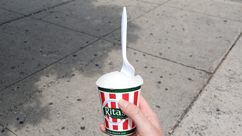 Rita's lemon ice