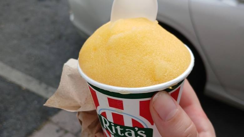 Rita's mango ice