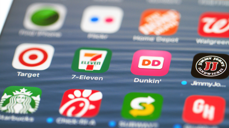 the Dunkin app displayed on an iPhone
