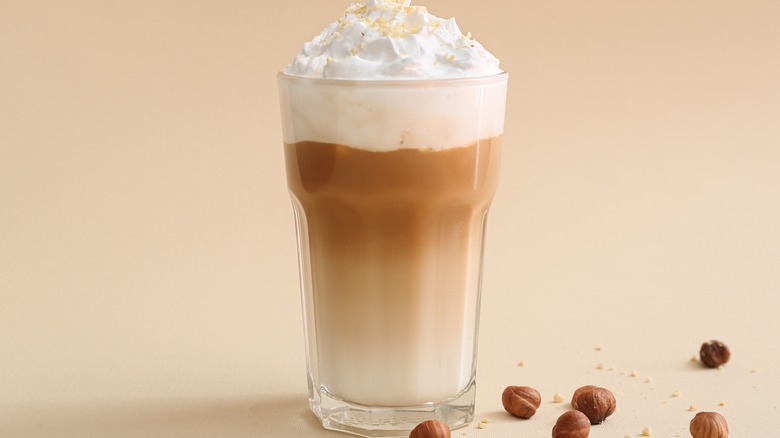 Hazelnut coffee whipped cream