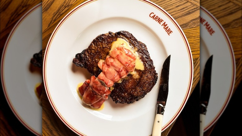 steak with lobster tail