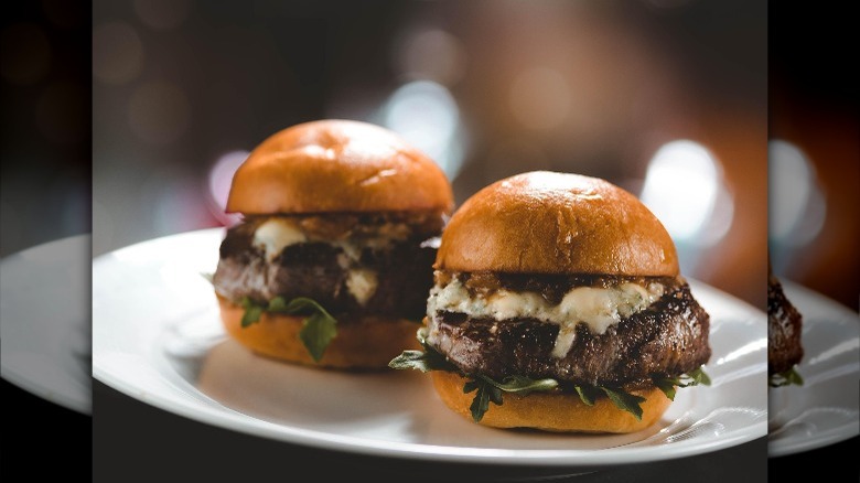 Eddie V's mini filet sandwiches